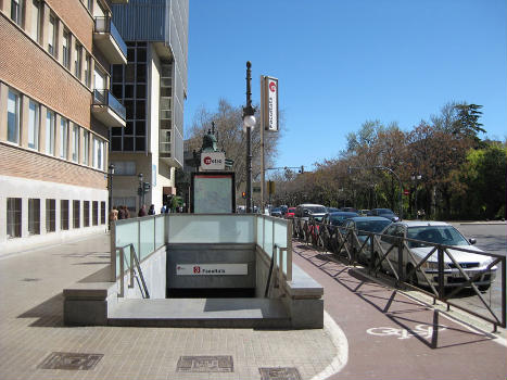 Facultats metro station, Valencia, Spain