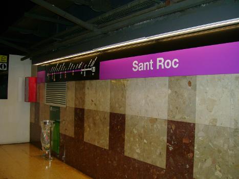 Metrobahnhof Sant Roc