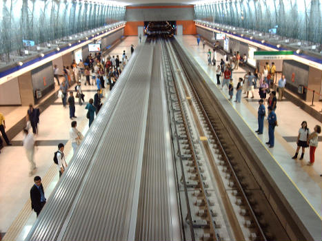 Metrobahnhof Vicente Valdés