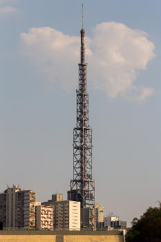 Torre da Band seen from the Estádio do Pacaembu, São Paulo, Brazil