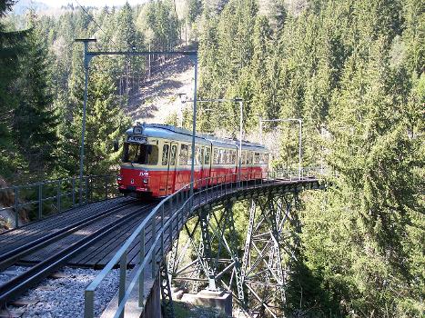 Articulated car 83 of Innsbruck tramways, Austria, ex-Hagen (Germany) doing a Stubaitalbahn train to Fulpmes