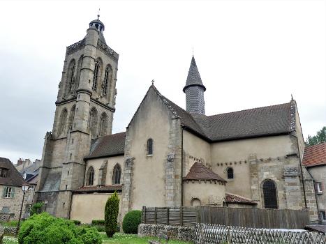 L'église Sainte-Valérie, Felletin, Creuse, France.