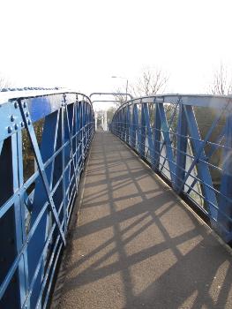 Footbridge at Teddington weir 