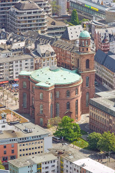 Frankfurt on the Main: (Saint Paul's church) as seen from the