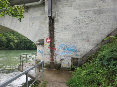 Sprengobjekt Reussbrücke Gebenstorf AG, Schweiz