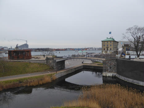 The bridge Gefionbroen at Langelinie in Copenhagen.