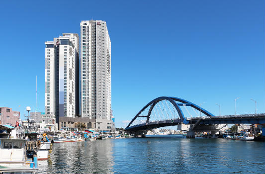 Pont Geumgang à Sokcho, Corée du Sud