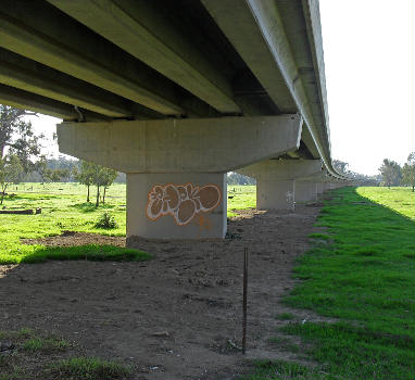 Underside of the Gobba Bridge.