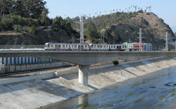 Los Angeles River Metro Rail Bridge