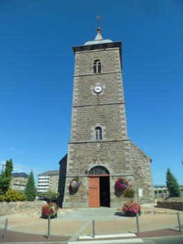 Clocher-porche de l'église Saint-Nicolas de Granville