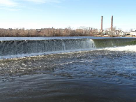The Great Stone Dam, Lawrence, Massachusetts, USA. Constructed 1845-1848.