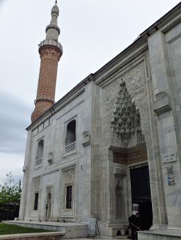 Green Mosque in Bursa. Front entrance.