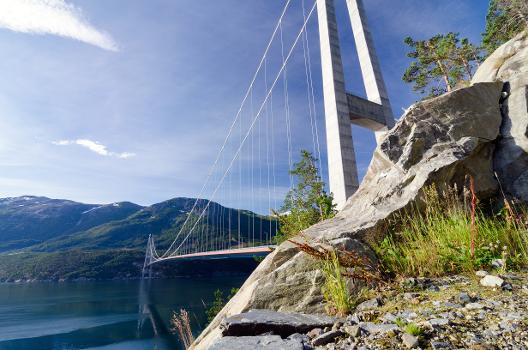 Hardanger bridge - Hardanger fjord, Norway