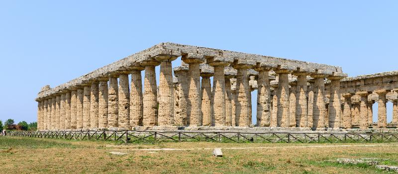 Hera-Tempel I, Paestum (Poseidonia), Kampanien, Italien