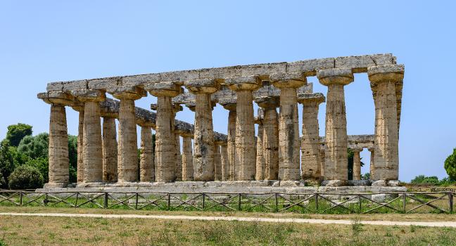 Hera-Tempel I, Paestum (Poseidonia), Kampanien, Italien