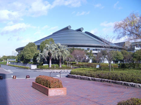Hiroshima Green Arena in Hiroshima city, Hiroshima pref Japan.