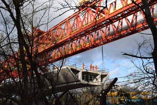 Construction of Colne Valley Viaduct