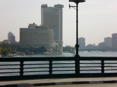 Grand Hyatt Cairo, and the Nile, seen from the downtown