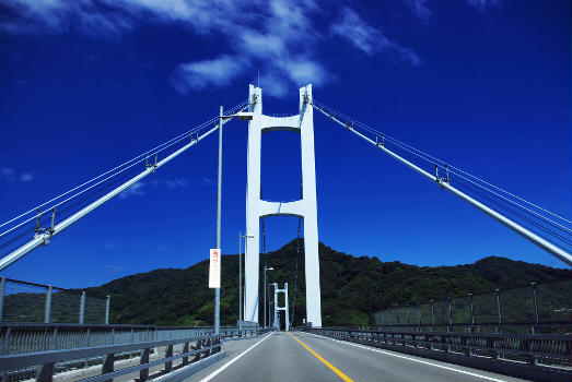 The Toyoshima Bridge in Hiroshima prefecture, Japan