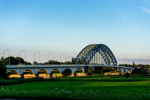 bridge across the ijssel river Zwolle, the Netherlands