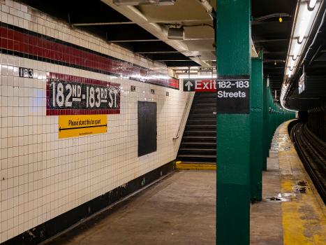 182nd–183rd Streets Subway Station (Concourse Line)