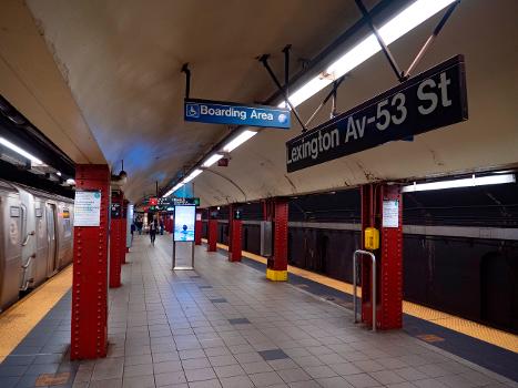 Lexington Avenue / 53rd Street Subway Station (Queens Boulevard Line)