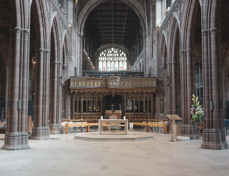 Inside Manchester Cathedral 