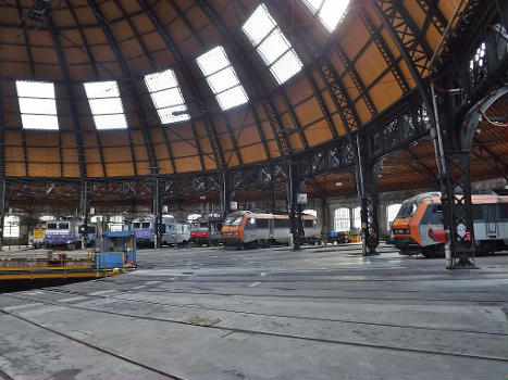 Inside sight of the city of railway rotunda, in , .