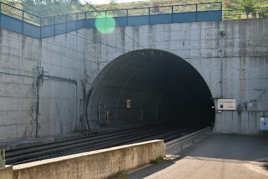 Northern portal of the Ittenbach Tunnel