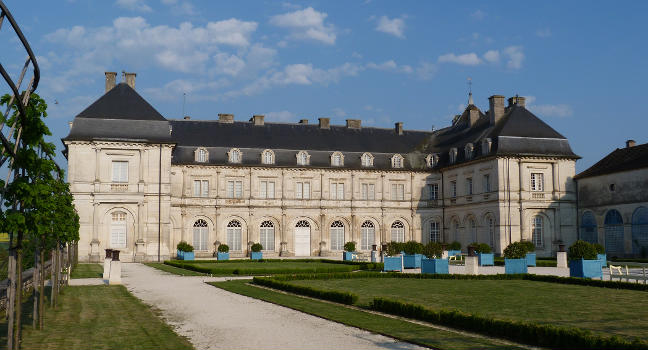 Jardins du château de Champlitte, créés en 2008.