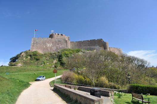 Castle Mont Orgueil in Saint Martin, Jersey