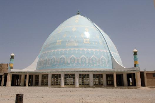 Mosque of the University of Kandahar : The mosque along with the new buildings were constructed near by the Lowala River at the town of Kandahar, Afghanistan.