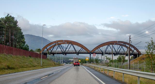 Holzbrücke Oppdal