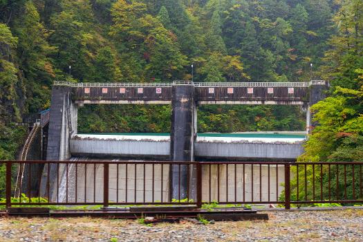 Kansai Electric Power Company Koyadaira Dam in Kurobe City, Toyama Prefecture, Japan