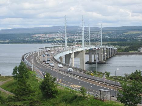 The Kessock Bridge after completion of the second phase of resurfacing work.