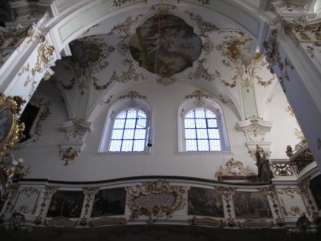 Interior of the church of Andechs Abbey