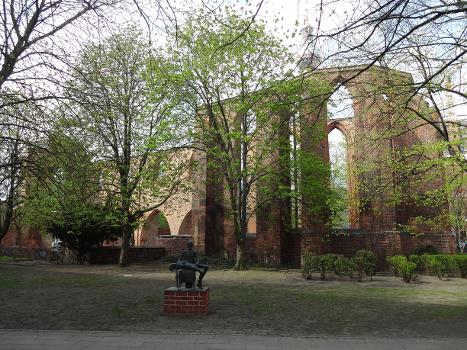 Denkmalgeschützte Ruine der Franziskaner-Klosterkirche, Berlin