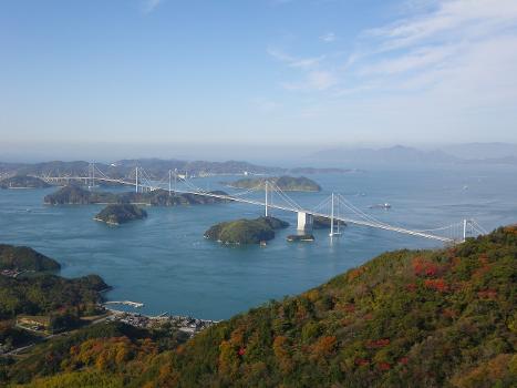 Brücke über die Meerenge von Kurushima