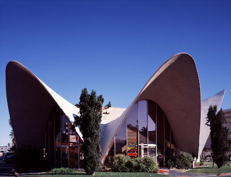 Lobby building of the La Concha Motel on the Las Vegas Boulevard