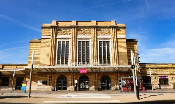 Façade principale de la gare de Belfort ville