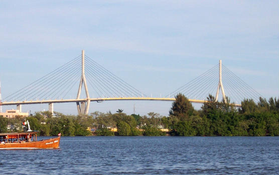 Vista de la Laguna del Carpintero en Tampico, Tamaulipas. Mexico.