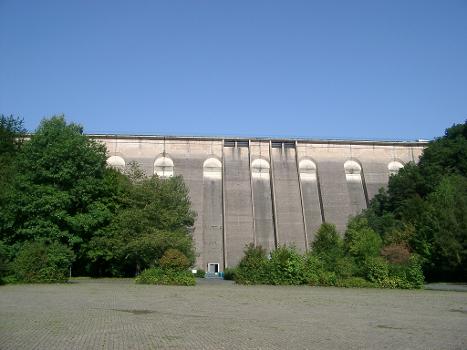 Dam of Lake Olef, Germany