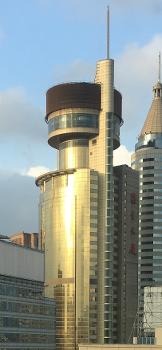 The Lan Sheng Building in Shanghai viewed from the 18th floor of the New Harbour Service Apartments