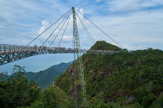 View of the Langkawi Sky Bridge in November 2016 located on Langkawi island, in the state of Kedah, Malaysia