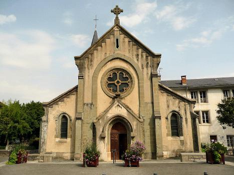 Facade of the Bourget-du-Lac's Church
