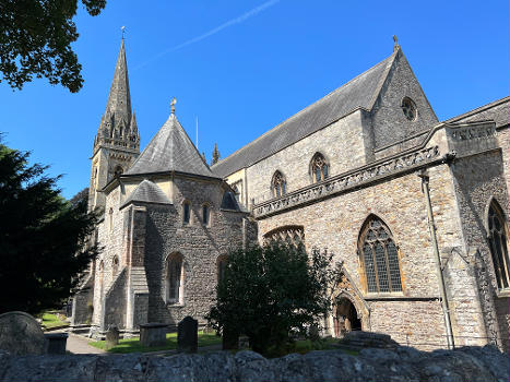 Llandaff, Churchyard Wall to south-east of the Cathedral Church of St. Peter and St. Paul.