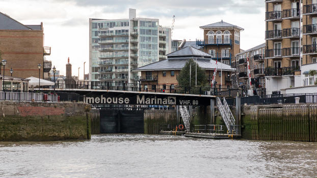 Limehouse (Blick von der ), , , Vereinigtes Königreich