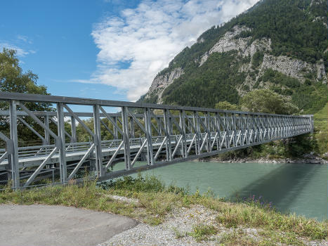 Mabey-Brücke über den Rhein, Felsberg GR – Chur GR