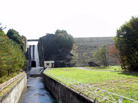 Maekawa Dam (Maekawa river/Yamagata Pref./Japan)