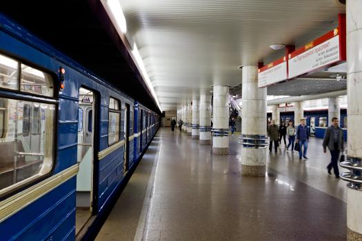 Metrobahnhof Mahiloŭskaja